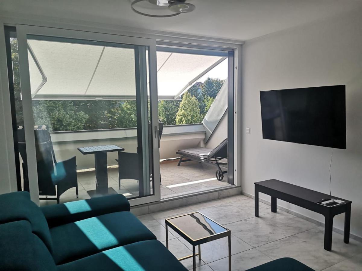 Lotusbluete Appartement In Heviz Mit Tiefgarage Und Panoramaterrasse Zewnętrze zdjęcie